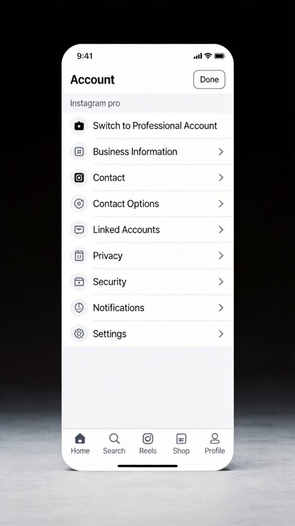 instagram setting instagram setting